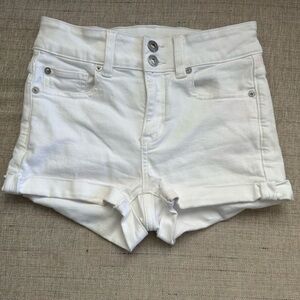 American Eagle Outfitters White Jean Shorts size 0